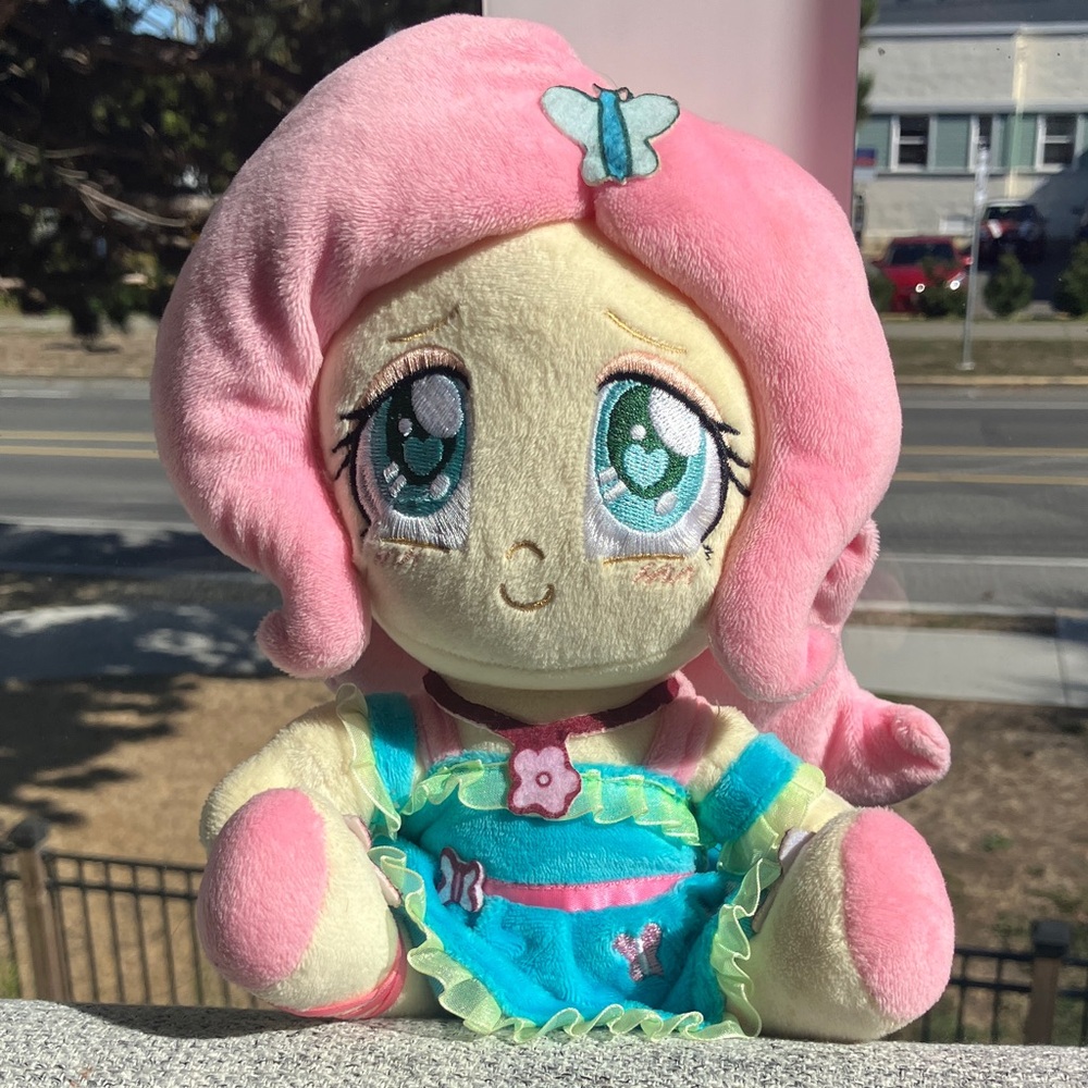 CUSTOM Fluttershy Equestria Girls PLUSH DOLL.
